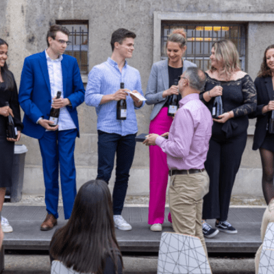 étudiants de l'école d'ostéopathie Ostéobio le jour de remise des prix 